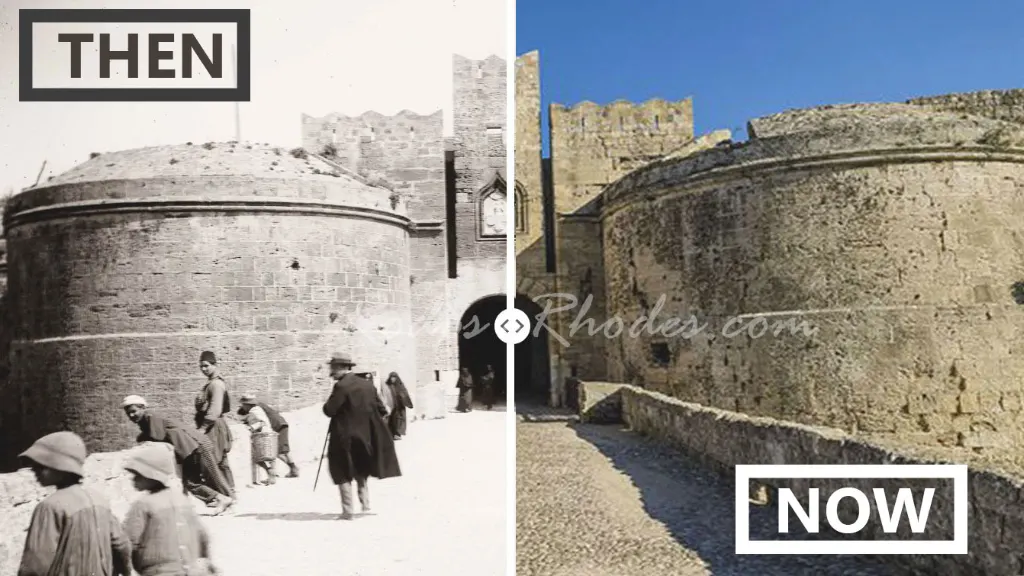 10 Historical images of Rhodes - Then and Now (Interactive) 