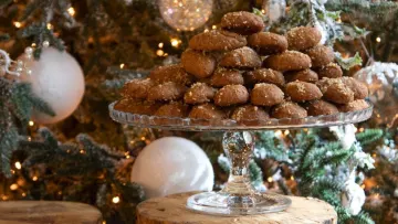 Melomakarona. The Greek traditional Christmas Honey Cookie