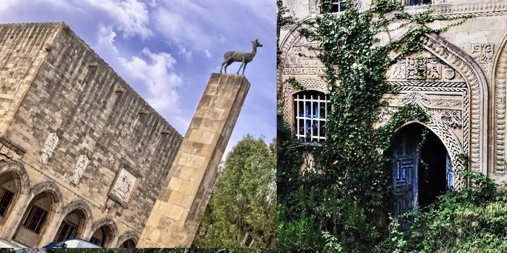 Το σπίτι της Λίνδου και το Rhodes Pavilion του Mostra d'Oltremare στη Νάπολη . Όταν οι Ιταλοί αντέγραψαν την αρχιτεκτονική της Ρόδου. 