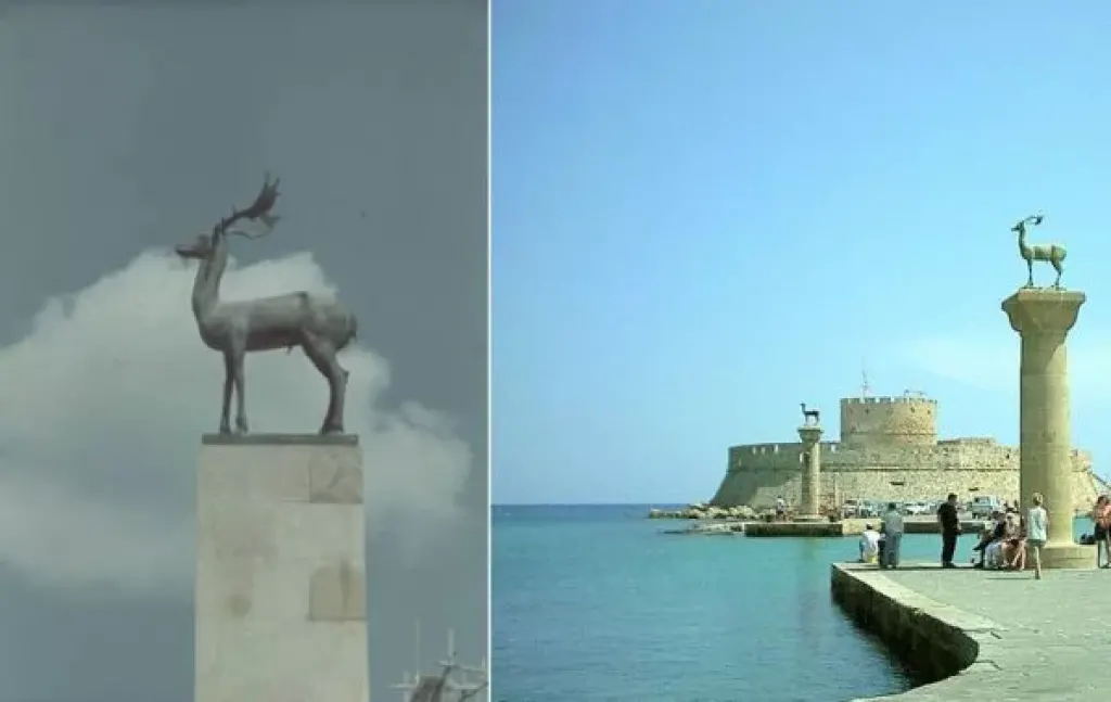 Το σπίτι της Λίνδου και το Rhodes Pavilion του Mostra d'Oltremare στη Νάπολη . Όταν οι Ιταλοί αντέγραψαν την αρχιτεκτονική της Ρόδου. 