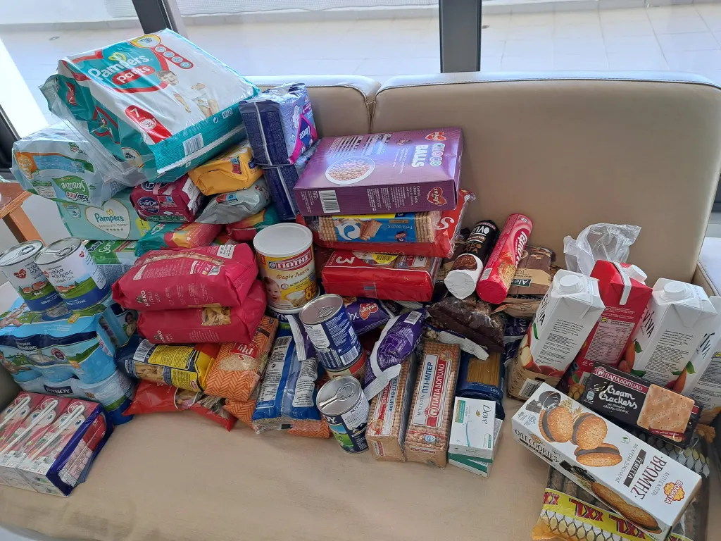 Rhodes: Collection of humanitarian aid for earthquake victims in Turkey and Syria