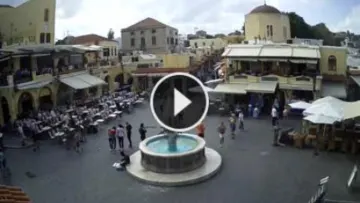 Hippocrates Square Rhodes - Live Cam