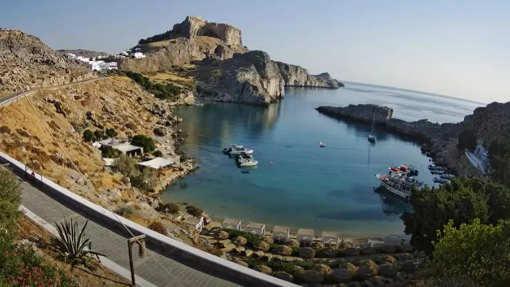 Live Camera Lindos - St. Paul 
