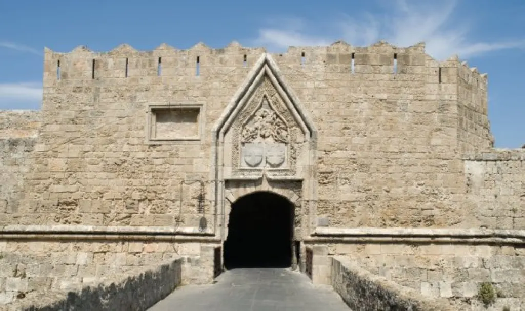 The St John Gate, also known as the Kosinou Gate or The Red Door